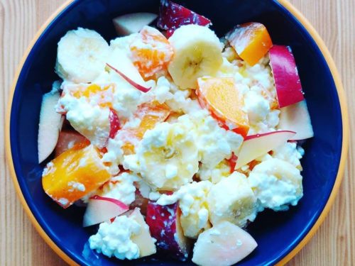 Fruits And Cottage Cheese Breakfast Bowl Fork Gone Wild